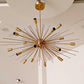 Beautiful 18 Arms Brass Sputnik Starburst URCHIN Chandelier Ceiling Light Fixtur