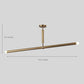 Stilnovo Style Two Arm Brass Sputnik Lotus Ceiling Chandelier Pendant Light Fixt
