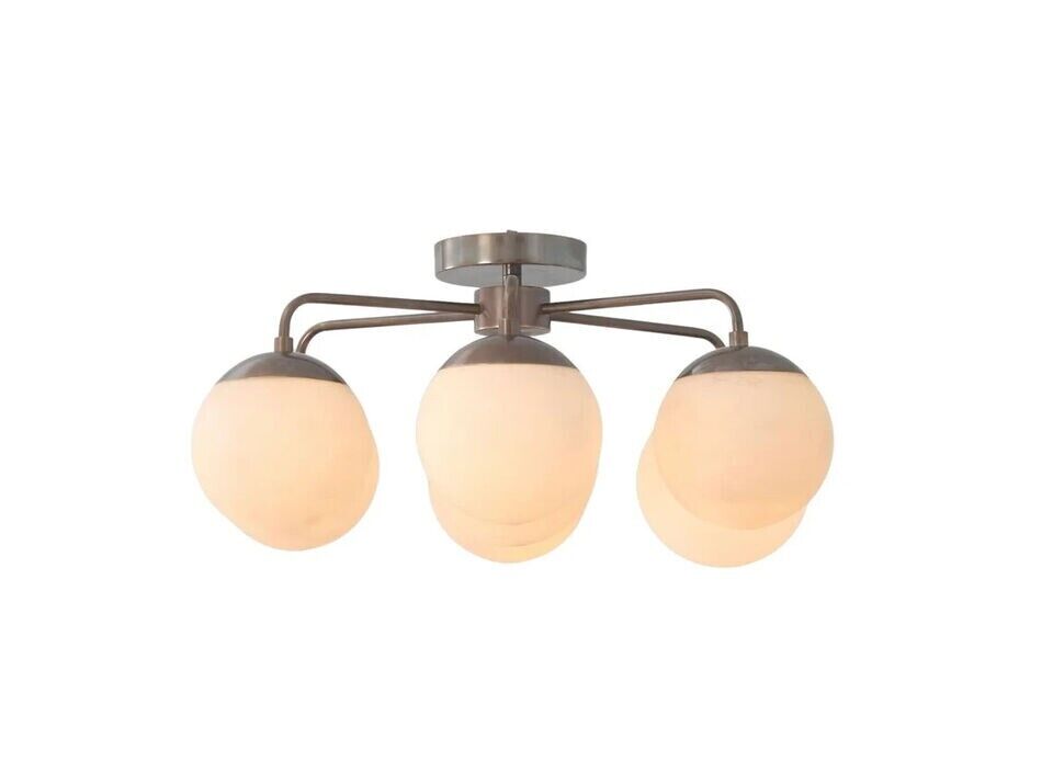 7 Light Globe Mid Century Brass Sputnik chandelier light Fixture