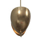 2 Light Curved Handmade Pendant Mid Century Modern Raw Brass Sputnik Chandelier