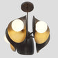Stilnovo Style Seven Globe Sputnik Brass Chandelier Pendant Light Fixture Globe Chandelier