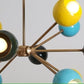 Mid Century Stilnovo Style Modern Brass 12 Lights Sputnik Chandelier Light Fixtu