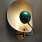 1950's Wall Scone Brass Sputnik Vintage Stilnovo Swing Italian Light Industrial