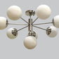 Gorgeous Mid Century Sputnik Chandelier Chrome Silver , Modern Handmade Brass