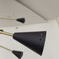 16 Arm Brass Sputnik Chandelier Light Mid Century Italian Stilnovo Style Light
