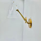 Mid Century Modern White Shades Wall Sconce - 72
