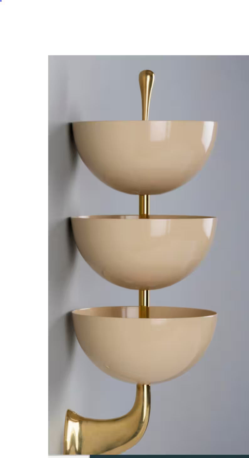 Exquisite Italian Stilnovo Style Mid Century Sconces - Rare Pair of Wall Lights for Timeless Elegance in Your Space