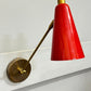 Timeless Elegance: 1950s Long Arms Wall Sconce - Mid-Century Modern Sputnik Light in Raw Brass Contemporary Design