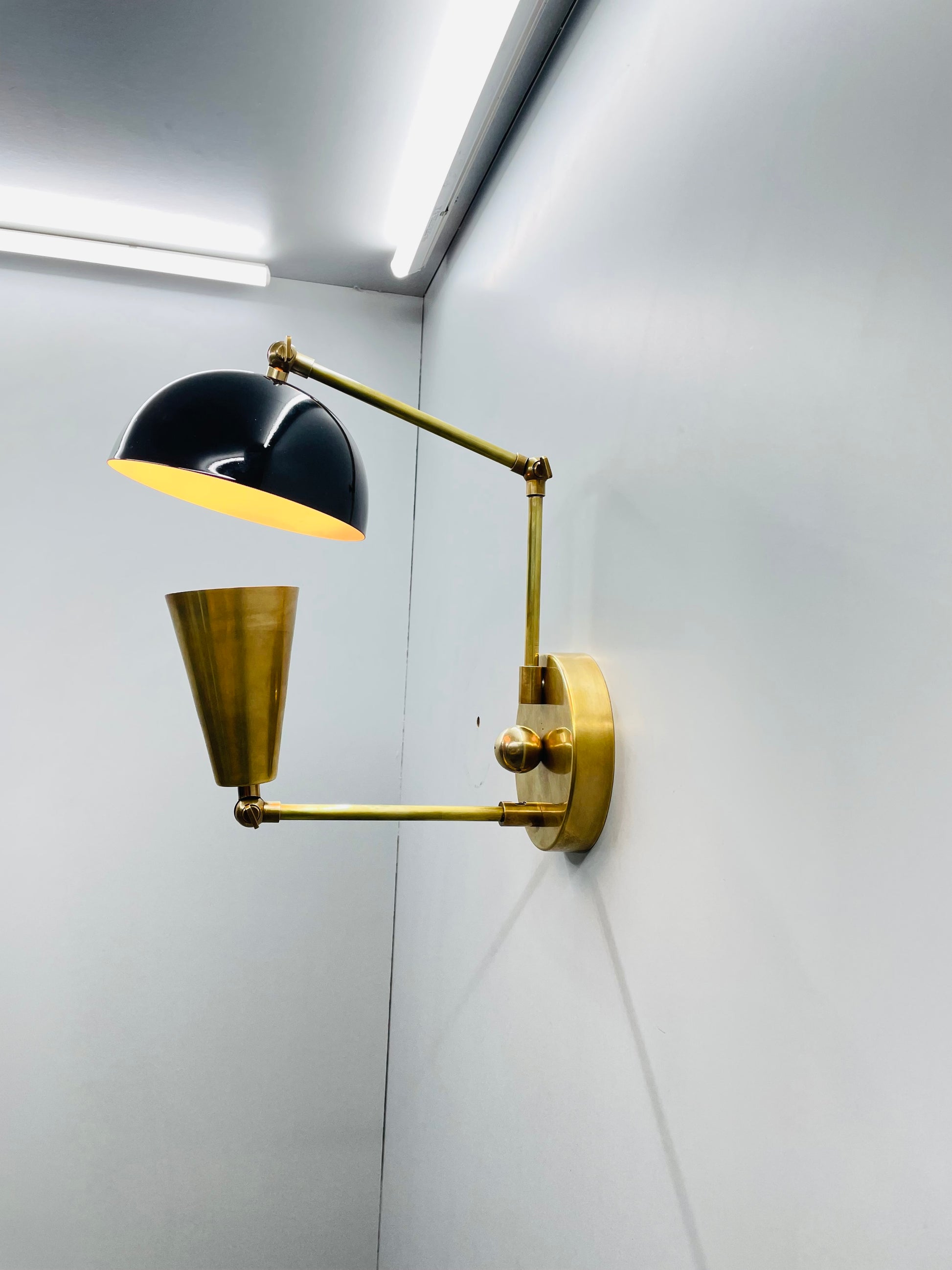 Unique Custom Design Wall Light Fixture - Industrial Style