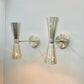 50's 60's Style mid-Century Modern Bow tie Dual Cone Wall Sconce lamp - Global Lights Hub