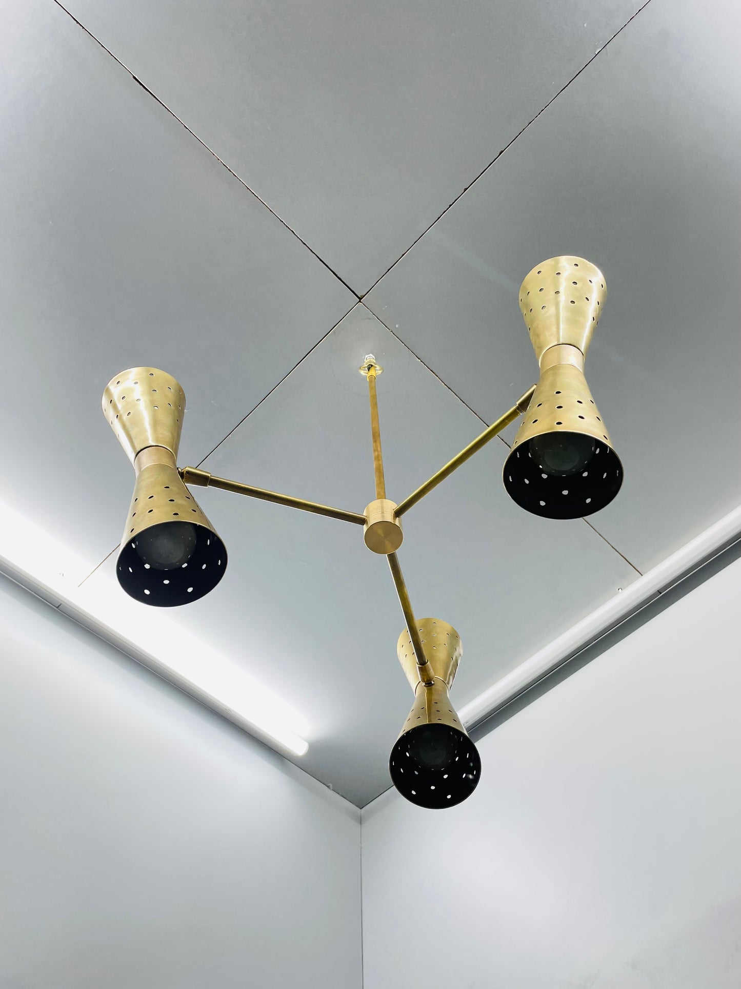 Atomic 50's 60's Style Ceiling Light Fixture 121 - Global Lights Hub