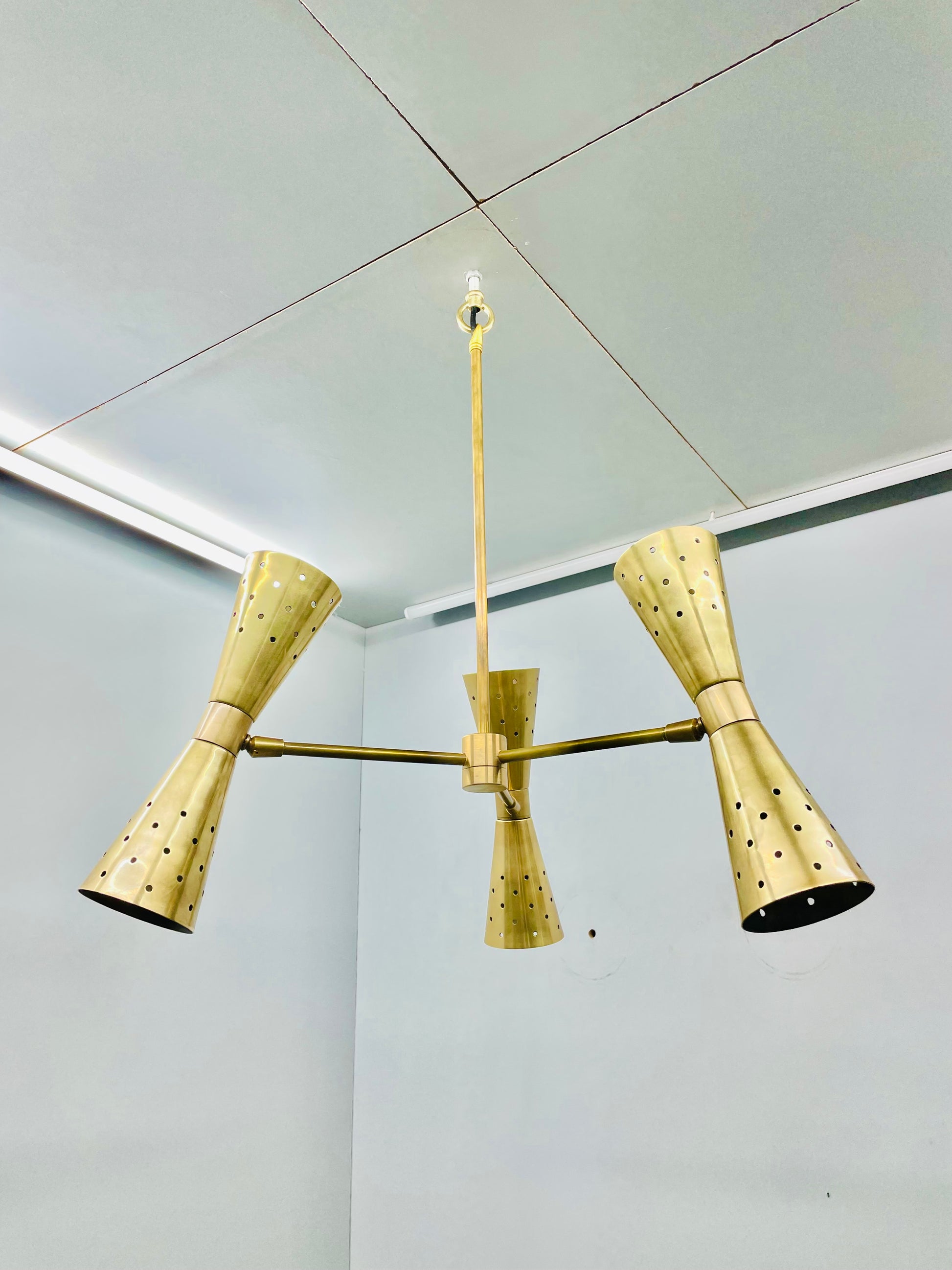 Atomic 50's 60's Style Ceiling Light Fixture 121 - Global Lights Hub