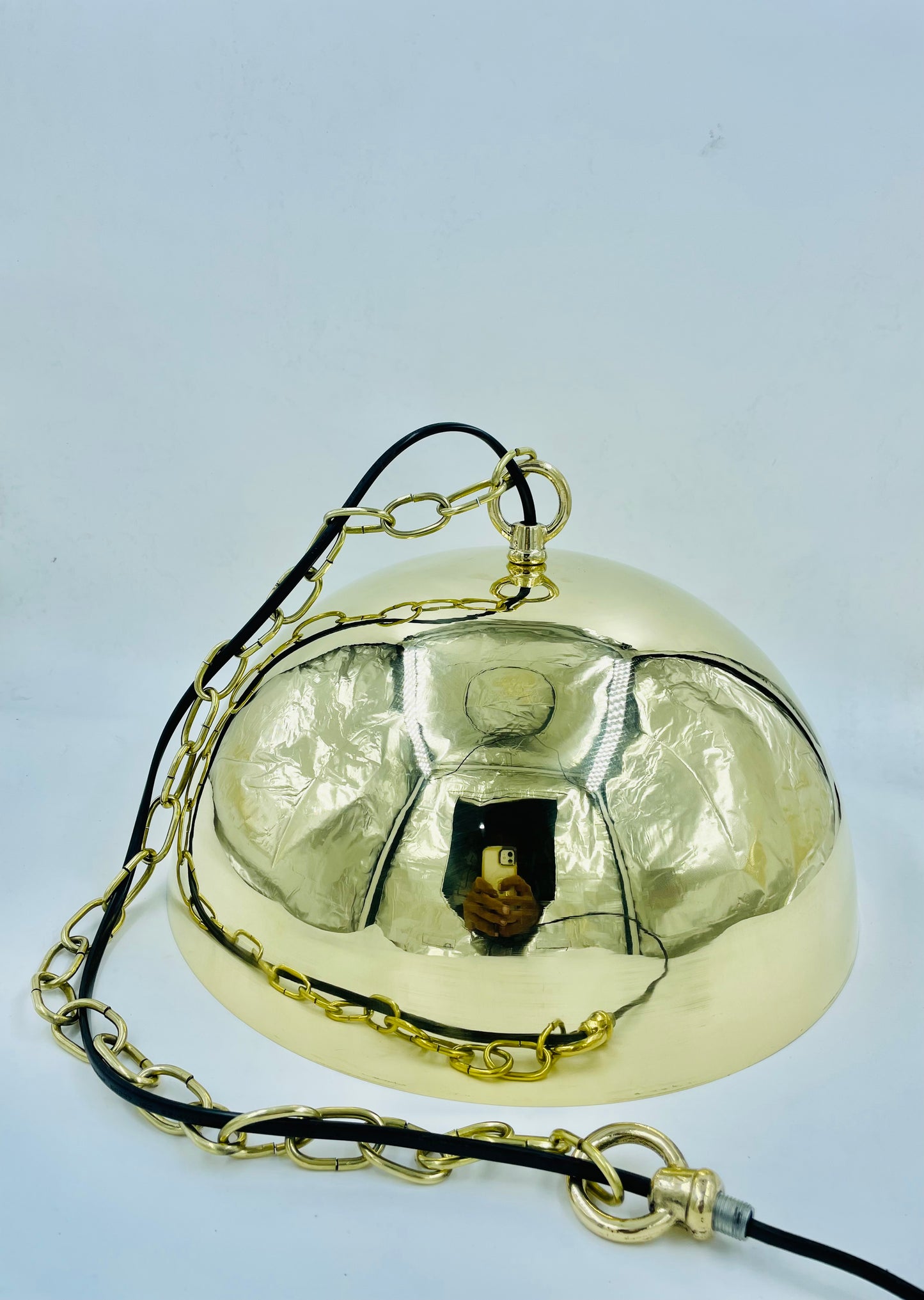 Morocco pendant light Brass Dome Pendant Lamp Brass Oxide Ceiling Lamp - Global Lights Hub