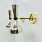 1950's Mid Century Italian Diablo Wall Sconce Pair Lamps Wall Lights for Home Decor