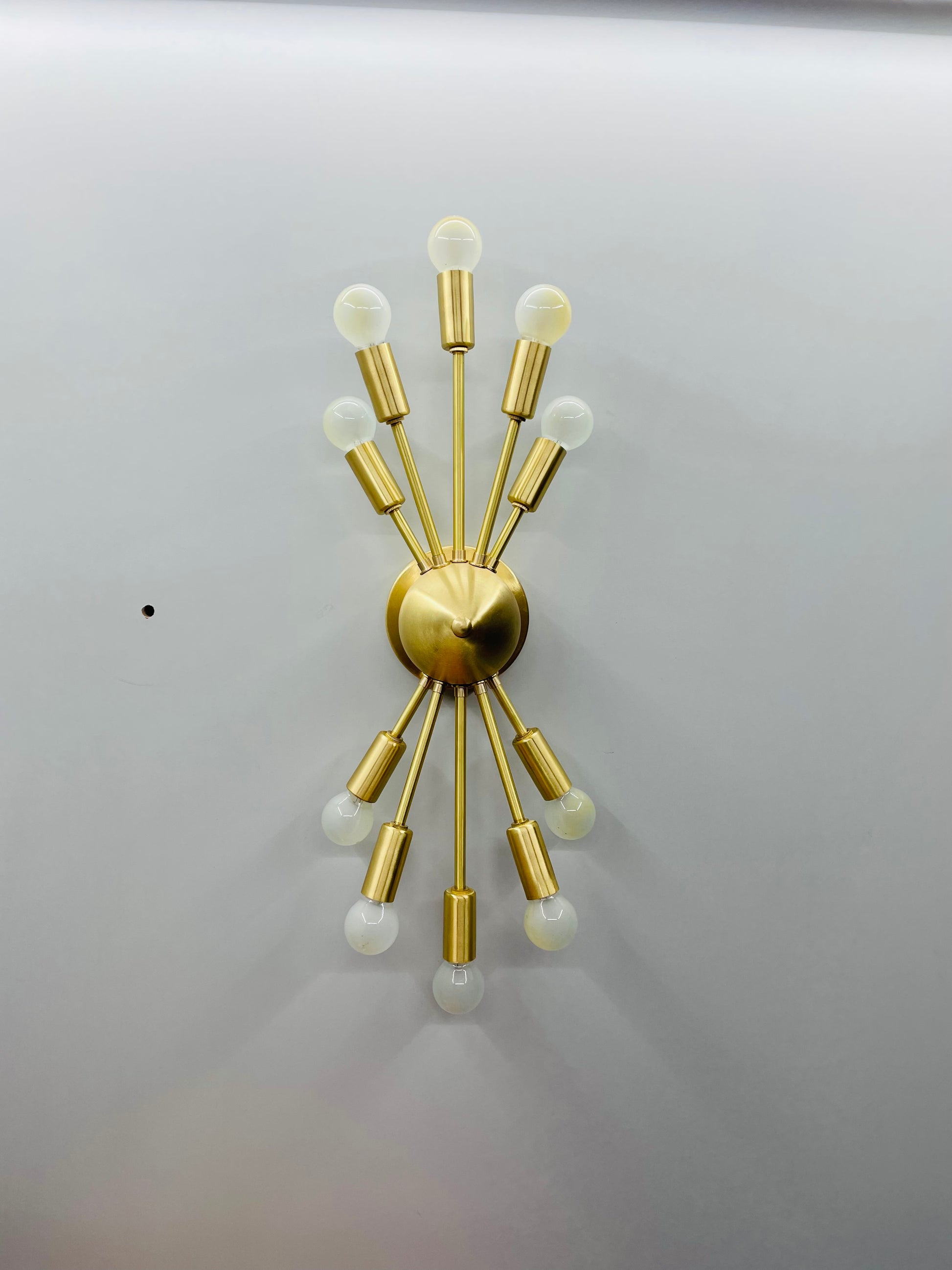 Artisan Craftsmanship - Handmade Polish Brass Sputnik Light