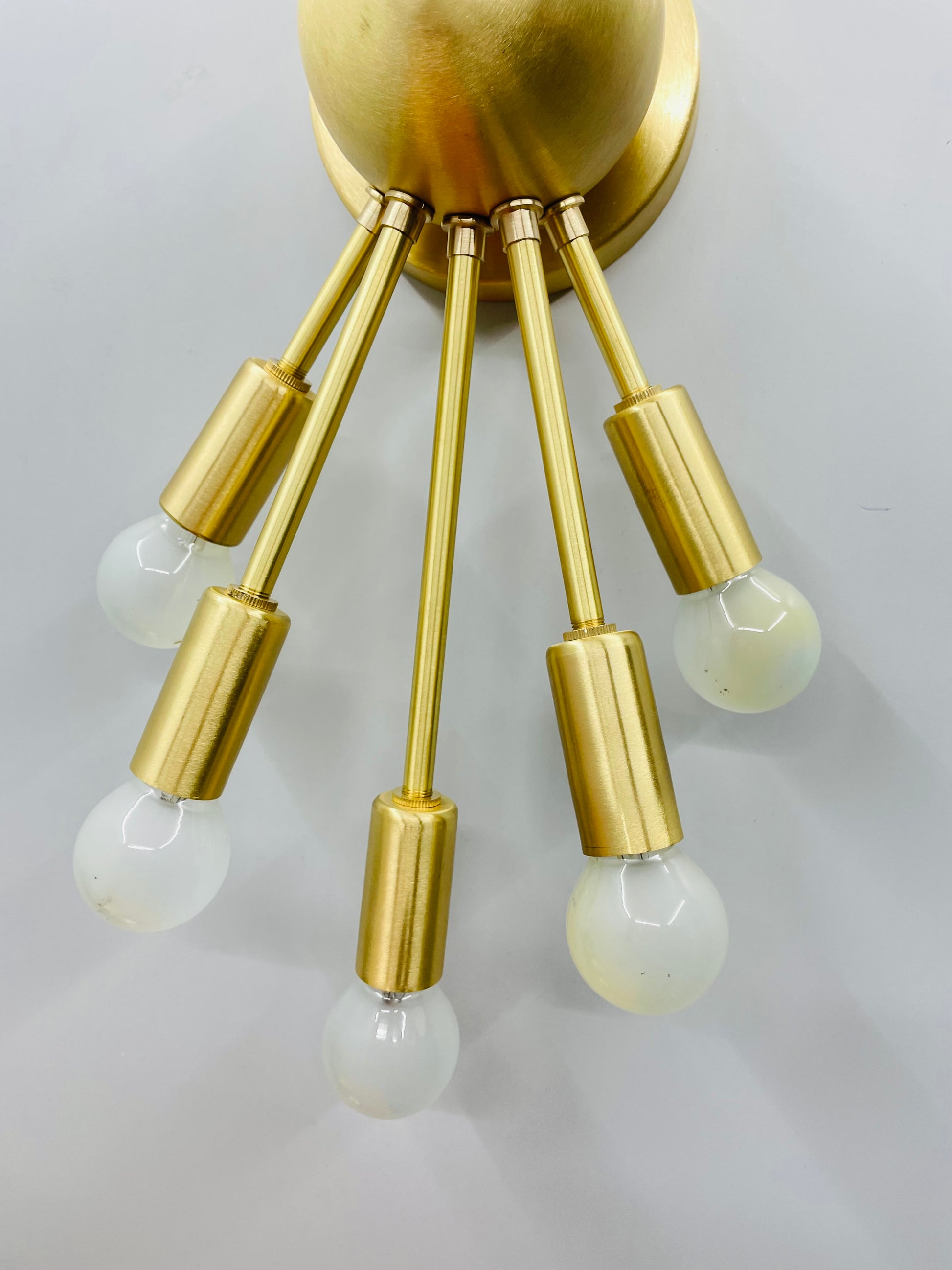 Create a Stunning Ambiance with Brass Wall Fixture - 10 Lights
