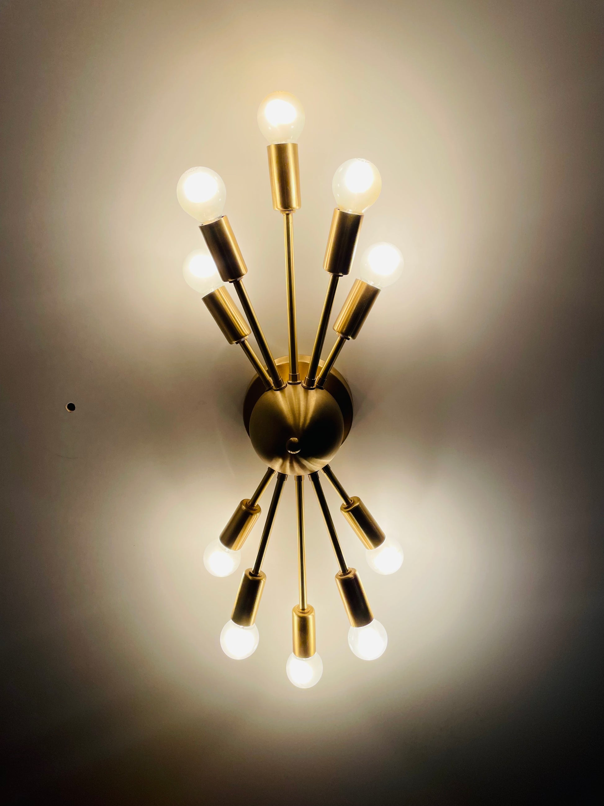 Handmade Polish Brass Sputnik Light - Contemporary Style