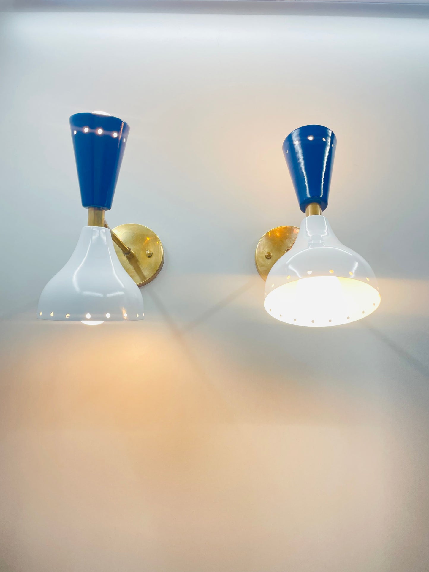 Stylish Italian Wall Light Lamps - Set of Two