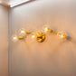 Elegant and Modern Wall Lighting - 5 Lights - Brass Finish