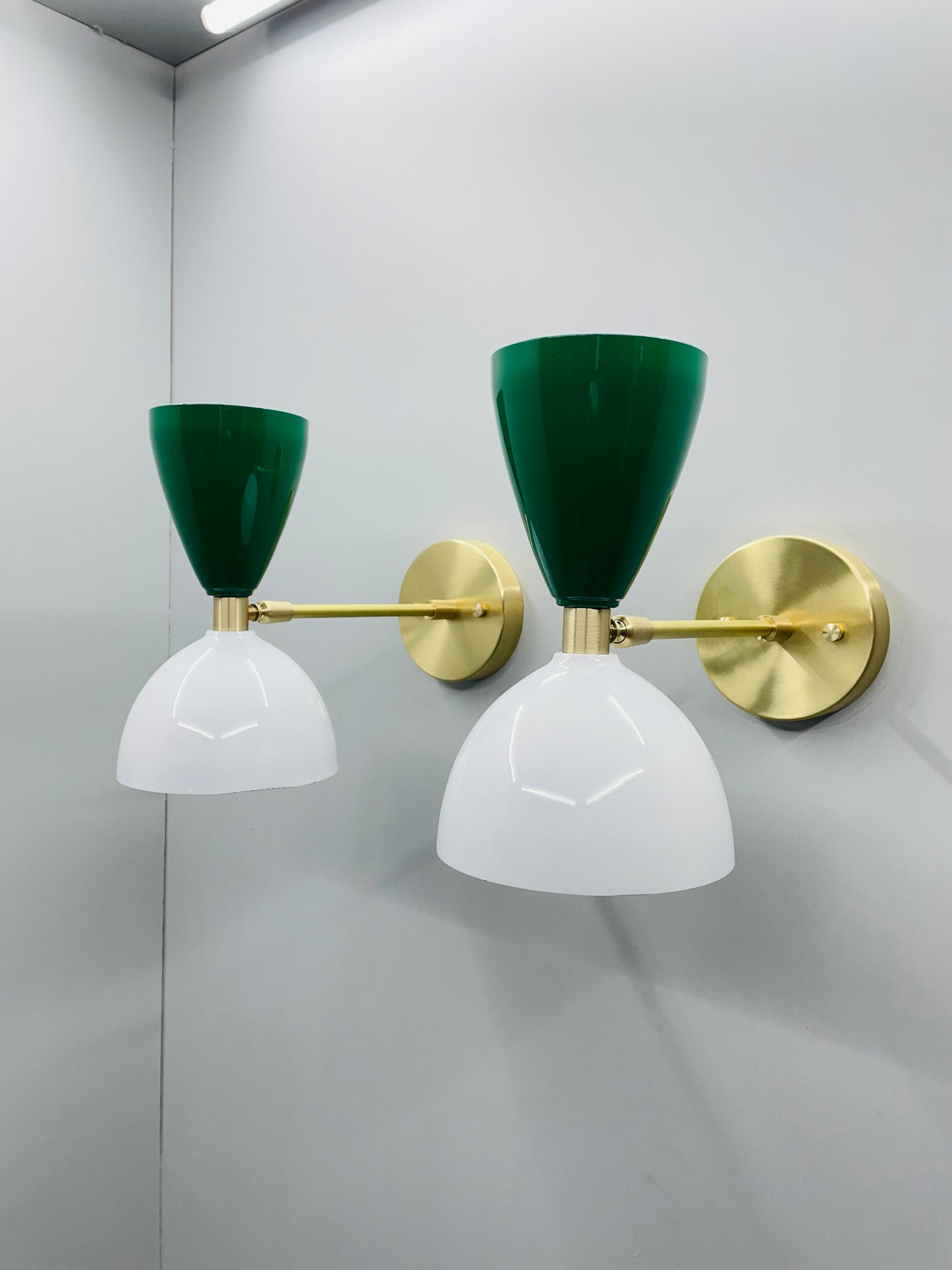 Enhance Your Space with Italian Modern Stilnovo Style Wall Sconce Set