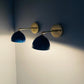 Pair of Modern Vintage-Inspired Wall Sconce Lamps - Stylish Bedside Illumination