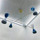 4 Light Pendant Mid Century Modern Polished Brass Sputnik chandelier light Fixture - Global Lights Hub